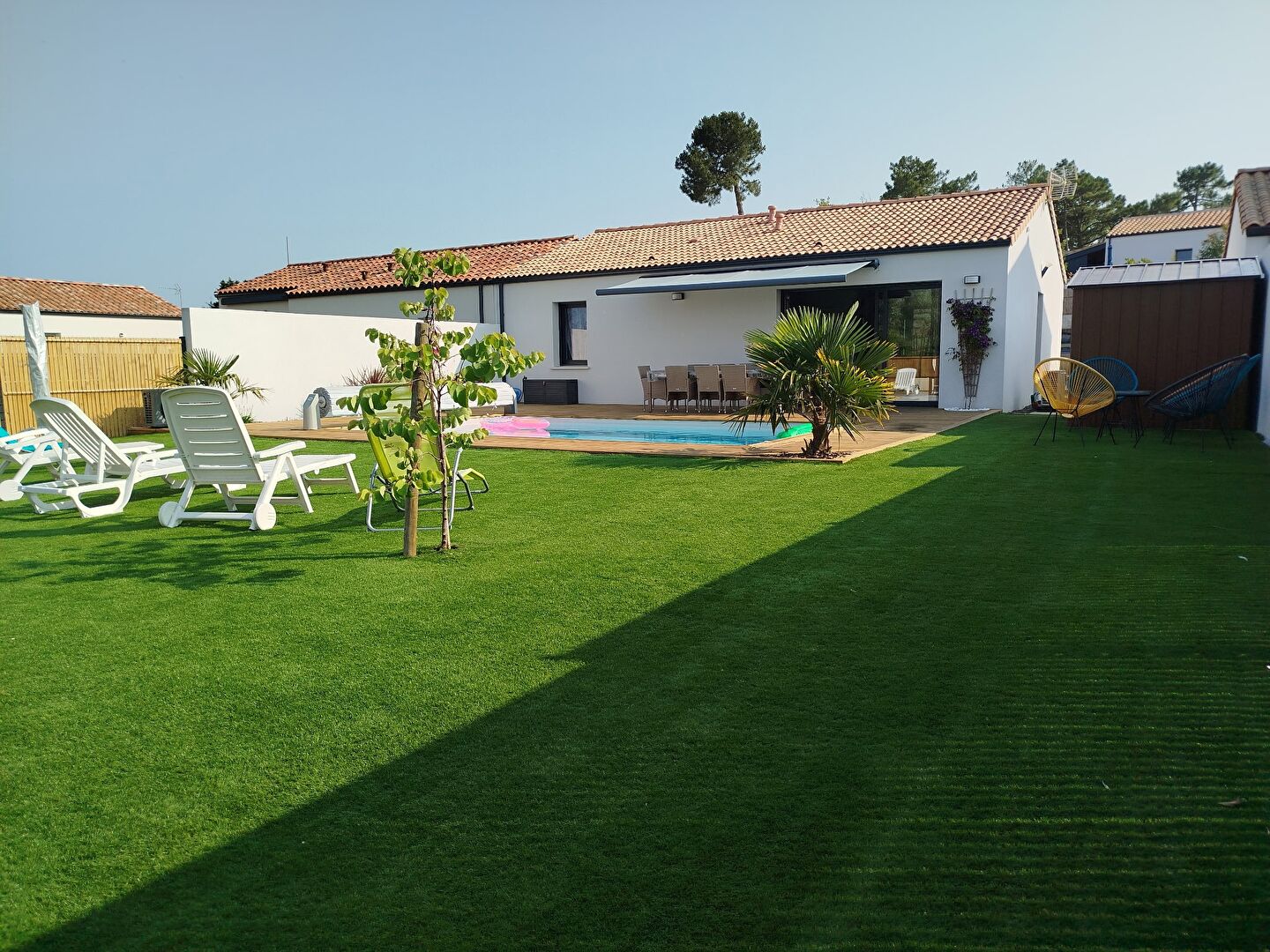 NOUVEAUTE! SAINT JEAN DE MONTS Maison 76m² de 2023, 3 chambres, avec piscine et jardin.